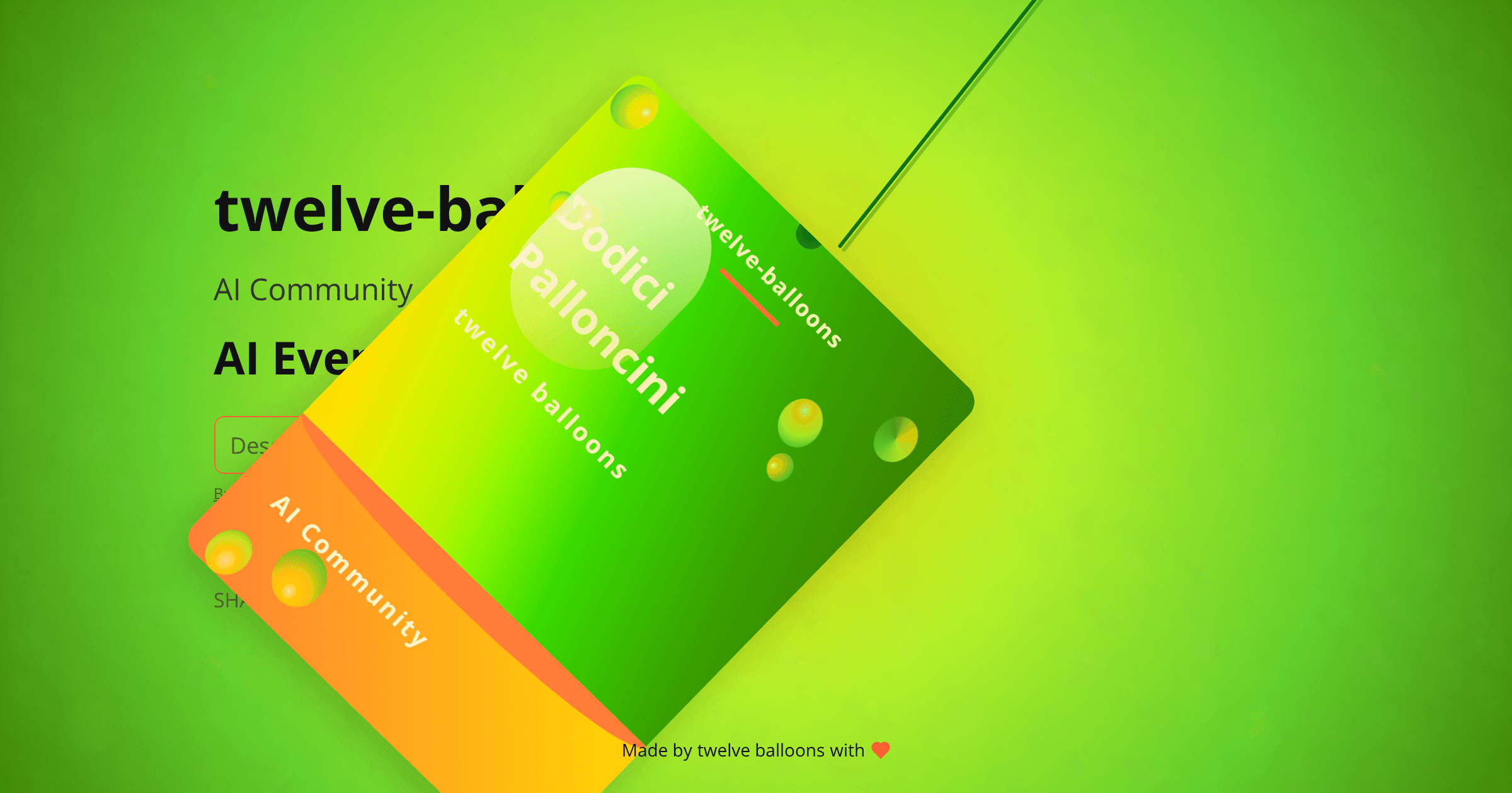 Badge visualization